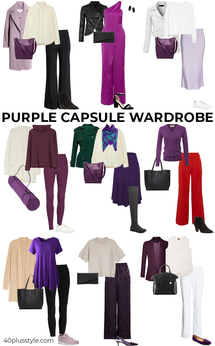 Colors That Go With Purple Clothes