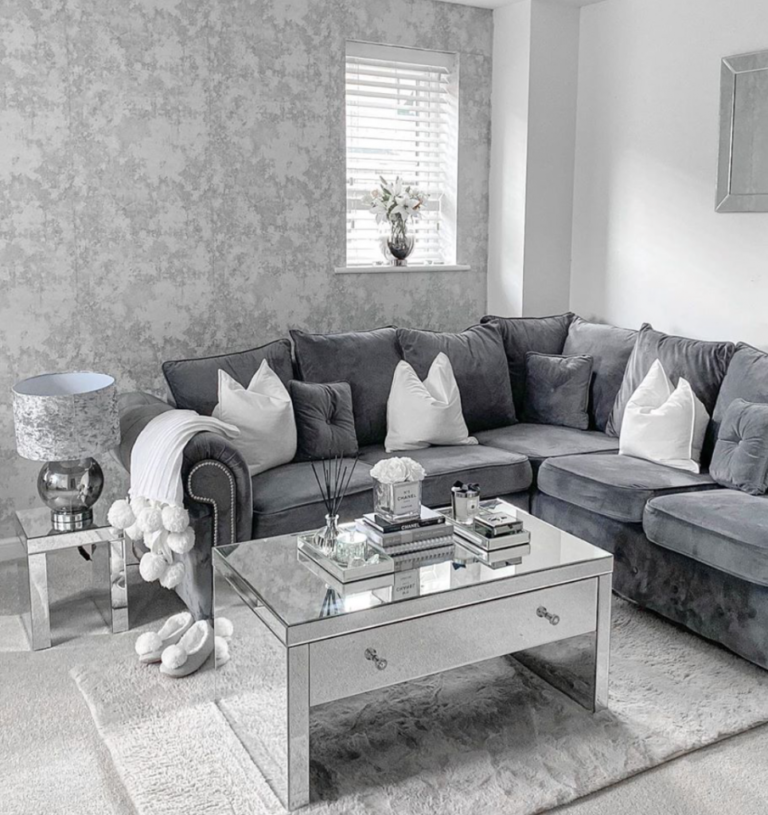 Grey And Silver Living Room Ideas