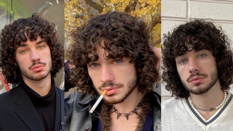 How To Style Medium Length Curly Hair Guys