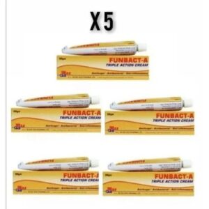 5 X Funbact A Triple Action Cream – 30g