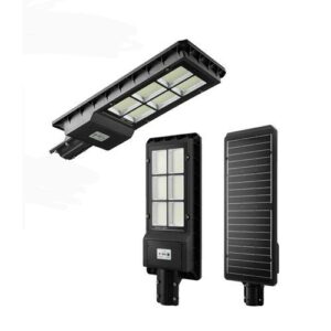 300W Intelligent LED Solar Street Light Sensor Remote Power Control