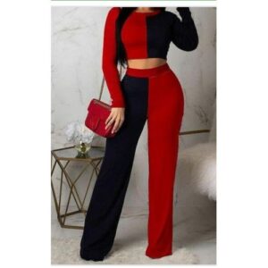 Black And Red Assurance Two Piece Set