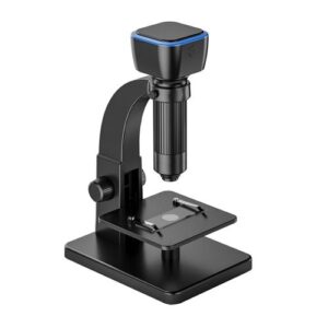 Laboratory Biological Microscope 2000X Wifi Wireless Dual Lens Camera Digital Microscop With Adjustable LED For IOS Android PC
