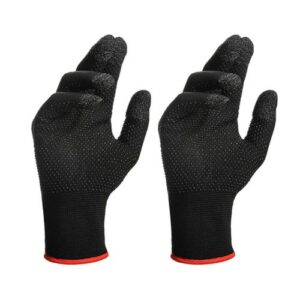 2Pcs Game Gloves for PUBG Sweat Proof Non-Scratch Sensitive Press Screen Gaming Finger Thumb Sleeve Gloves