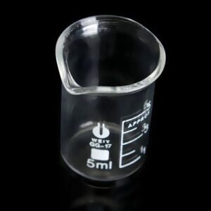 10pc 5mL Chemistry Laboratory Beaker Borosilicate Glass
