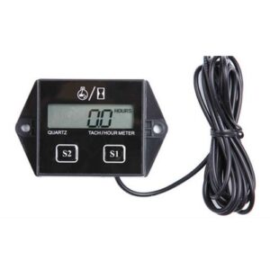 1Pc Waterproof Digital Motor Timers Hour Meter Tachometer
