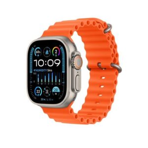 Watch Ultra 2 GPS + Cellular 49mm Titanium Case With Orange Ocean Band