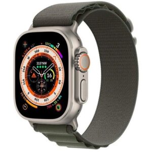Watch Ultra GPS + Cellular 49mm – Green Alpine Loop – Large