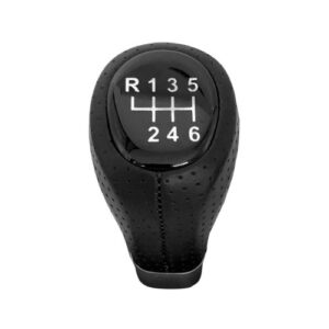 6 Speed Leather Gear Stick Shift Knob Head Lever Adapter Manual Replacement for BMW E34 E36 E38 E39 E46 E53 E60 E61 E63 E64 E83 E90 E91 E92 E93