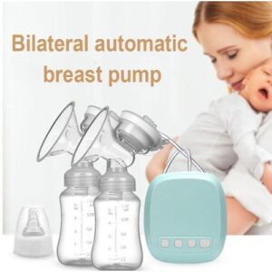 Electric Breast Pump Postpartum Double Breast Pump With Milk Bottle Nipple Extractor For Baby Breastfeeding