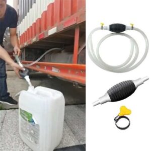 Siphon Pump Petrol Water Oil Liquid Transfer Easy Use Manual