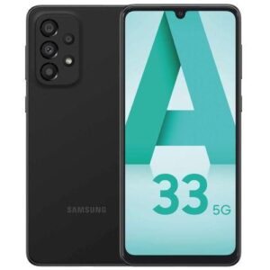 amsung Galaxy A33 5G, 6.4″, 128GB + 6GB RAM (Dual SIM), 5000mAh, Awesome Black