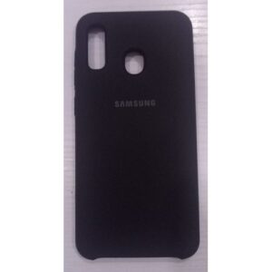 Galaxy A30/A20 Silicone Back Case Black