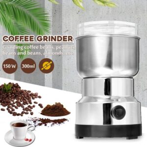 220V Electric Coffee Grinder Grinding Milling Bean Nut Spice Matte Blender