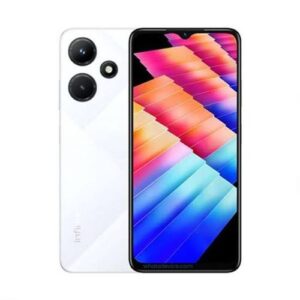 HOT 30i- (X669) – 128/4GB ‘6.6″-13MP Rear AF Dual Camera With Dual Flash Light + 8MP Selfie -5000mAh – Android 12 – Diamond White