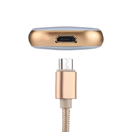 RQW-18S 8 Pin 32GB Multi-functional Flash Disk Drive With USB / Micro USB To Micro USB Cable,  For IPhone XR / IPhone XS MAX / IPhone X & XS / IPhone 8 & 8 Plus / IPhone 7 & 7 Plus / IPhone 6 & 6s & 6 Plus & 6s Plus / IPad(Gold) 3