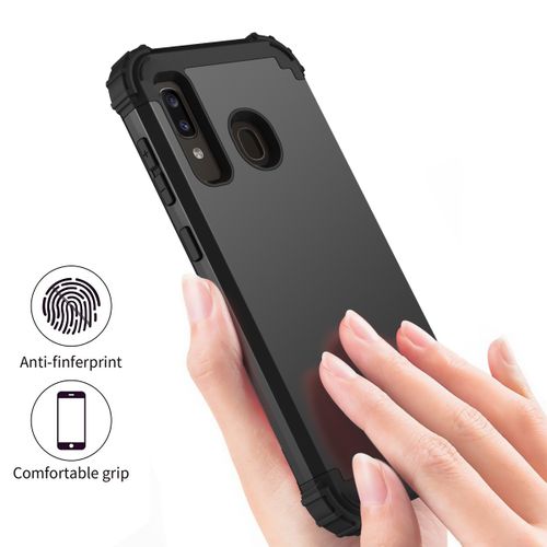 For Samsung Galaxy A20/A30/A50 Case,Heavy Duty Hard PC Soft TPU Rugged 3 In 1 Protection Case 4