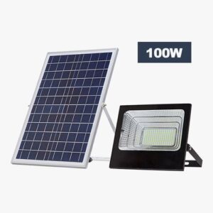 100W Solar Flood Light For Outdoor Or Indoor Lighting