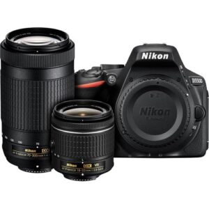 D5500 DX-format Digital SLR Camera With 18-55mm & 70-300mm