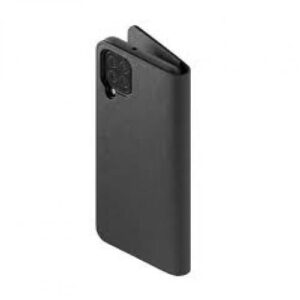 Galaxy A22 4G Black Leather Cover
