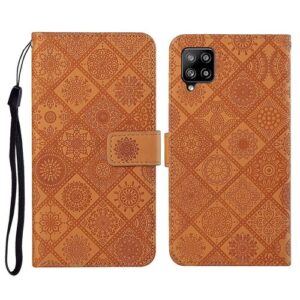 For Samsung Galaxy A22 4G Ethnic Style Leather Case