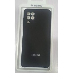 Galaxy A22 Silicone Back Case _Black