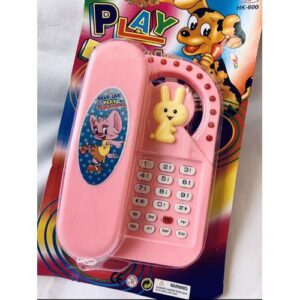 ELECTRONIC MUSICAL PLAY TELEPHONE WITH LIGHT