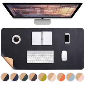 PU Leather Waterproof Mouse Pad:For Laptop Users 90x45cm