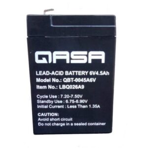 Rechargeable Fan Replacement Battery 6V 4.5Ah (PIN TYPE)