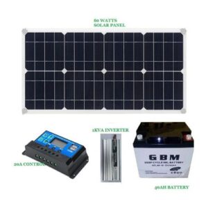 1000W HOME SOLAR LIGHTING SYSTEM FOR TV, LAPTOP AND LIGHTS