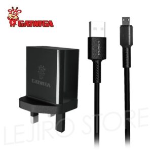2.4A Faster Charger With Free 2.4A Fast Cable-Black