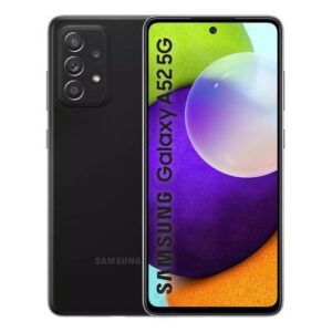 Galaxy A52 – 6.5 “, 6/128GB Memory, Rear Camera, 32MP Selfie, Water Resistant, Dual SIM, 4G – Awesome Black
