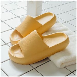Unisex Slippers Thick Bottom Silent Non-slip EVA Sandals